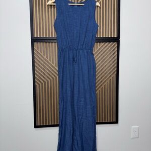 SHEIN Denim Blue Maxi Dress